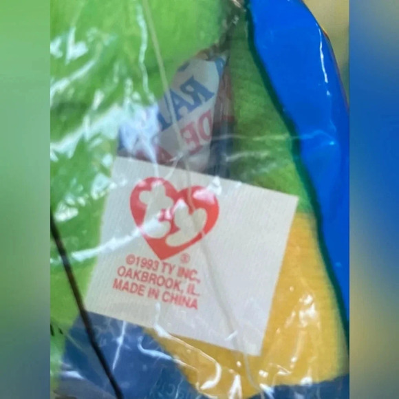 ULTRA RARE, Smoochy the Frog with Tag Errors, Beanie Baby Collectible, Ty Beanie - Picture 2 of 5